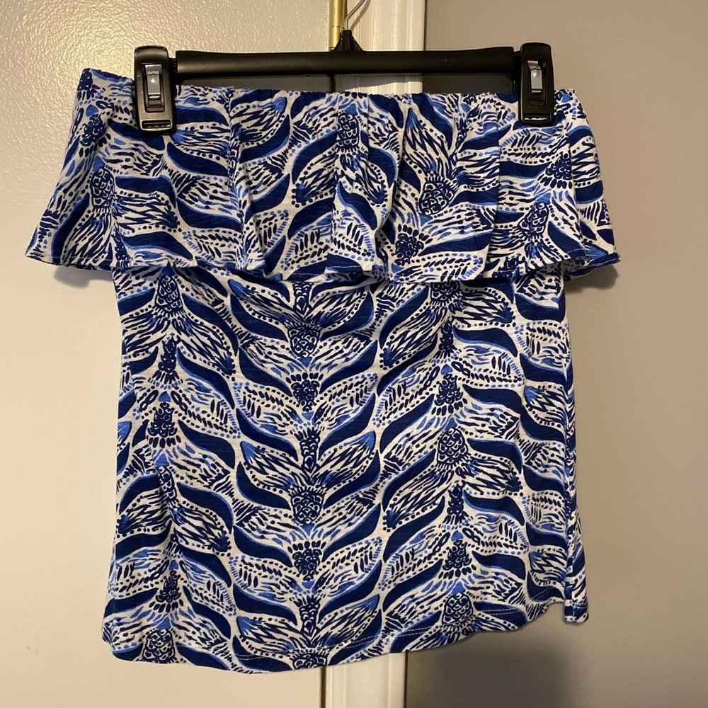 Lilly Pulitzer strapless top